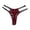Wine, variant on Women's Lace Cutout Glitter Thongs Underwear Panties Panty
