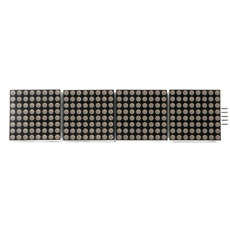 

Compatible for MAX7219 Dot LED Array Data Storage MCU Control High Quality LED Display Module High Performance Universal for Indoor Laboratory
