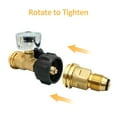 thumbnail image 4 of POINTERTECK Adaptateur de Réservoir de Propane Adaptateur de Tuyau de Propane en Laiton Compatible avec Barbecue Réchaud de Camping Chauffage au Propane pour Tous 1 Lb Propane BBQ, 4 of 8