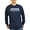 Navy, variant on CafePress - Happy Skier Forecast Long Sleeve Dark T Shirt - Long Sleeve Dark T-Shirt