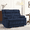 Navy Blue, Loveseat, variant on MCombo 80.7" 3 Seater Power Reclining Sofa Couch with Heat Vibration Massage for Living Room, Fabric, Brown