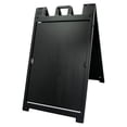 thumbnail image 3 of Plasticade Signicade Deluxe Folding Double Sided Sign Stand, Black (4 Pack), 3 of 8