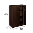 thumbnail image 4 of ClosetMaid 8925 Organizador laminado apilable de 2 puertas, color espresso, 4 of 5