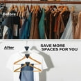 Premium Clothes Organizer Triangle Hanger Spacers, ASSEENONTV