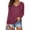Wine, variant on Kiplyki Clearance Christmas Shirts for Women Winter V Neck Long Sleeve Tops Solid Regular Blouse