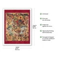 thumbnail image 2 of Kubera King of Horses - God of Wealth - Tantric Buddhist Deity - Vintage Tibetan Thangka Buddhist Painting - Tibet, 13th Century - Fine Art Matte Paper Print (Unframed) 20x26in, 2 of 4