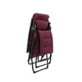 thumbnail image 2 of Lafuma Futura Air Comfort Fauteuil Inclinable Zéro Gravité Intérieur Extérieur, Bordeaux, 2 of 3