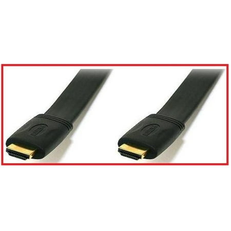 PTC 30ft Premium GOLD Series HDMI FLAT Cable - 24AWG and CL2 rated for inside wall