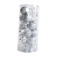 thumbnail image 4 of 24 piezas de adornos de bolas de Navidad colgantes adornos decorativos adornos de Navidad para Plata, 4 of 9