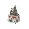 thumbnail image 1 of Polyresin Snow Santa Music Box, 1 of 3