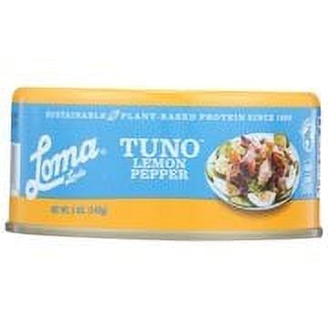 Loma Linda Tuno Plant Based Lemon Pepper (Pack of 12)