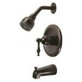thumbnail image 2 of Wellington Single-Handle Ceramic Disc Tub And Shower Faucet Set, Brushed Nickel, 2 of 2