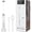 Pure White, variant on Wrongduck Handheld Milk Frother Rechargeable 3 Speed Coffee Foam Maker with Dual Whisks Stainless Steel Mixer for Latte Cappuccino Matcha