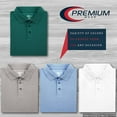 thumbnail image 2 of Premium Boys High Moisture Wicking Polo T Shirts, 2 of 6