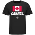 thumbnail image 2 of Men's LEGENDS Black Canada Baseball 2023 World Baseball Classic Federation T-Shirt, 2 of 3
