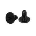 thumbnail image 3 of CM2x4mm Black Zinc Plated Flat Head  Laptop Computer PC Screw 200pcs, 3 of 5
