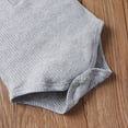thumbnail image 5 of Kiapeise Unisex Newborn Ribbed Knitted Cotton Short Sleeve Tops + Shorts, 5 of 7