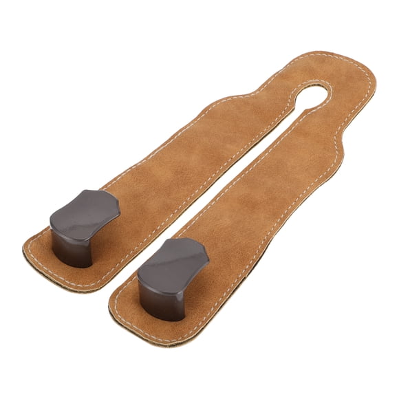 Unique Bargains 1 Pcs Crochet d'Appui-tête de Siège de Voiture Universel pour la Plupart des Voitures, SUV, Camions, Organisateur de Siège Arrière en Cuir Synthétique Robuste Marron 7.48"x3.27 Pouces