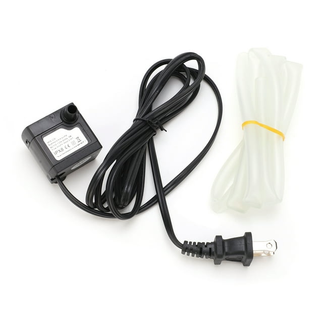 Mini Bomba Sumergible, Bombas Sumergibles Silenciosas Silenciosas De 2.0 Pies Sellado De Resina Enchufe Estadounidense AC110-120V Para Fuentes