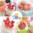thumbnail image 6 of Ghopy 24pcs Plastic Plant Pots with Pallet Square Flower Pots Colorful Flower Nursery Seedling Pots Outdoor Indoor Planter Container for Room Office Garden Decor, 6 of 9