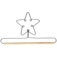 thumbnail image 1 of Ackfeld Percha decorativa para manualidades con forma de estrella de 6 pulgadas, 6 pulgadas, 1 of 3