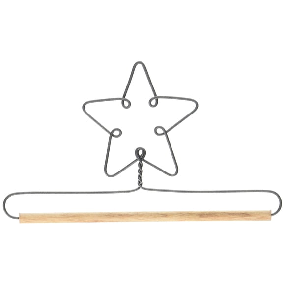 Ackfeld Percha decorativa para manualidades con forma de estrella de 6 pulgadas, 6 pulgadas