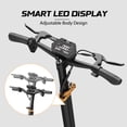 thumbnail image 3 of JUN LING Off Road Electric Scooter for Adults - 1000W, 10" Tires, 31MPH, 34Miles, Foldable E-Scooter with Detachable Seat, 3 of 7