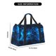 thumbnail image 3 of Fotbe Wolf Bolsa de Viaje con Estampado, Bolsa de Fin de Semana para Mujer con Compartimento para Zapatos, Bolsa de Gimnasio con Bolsillo Húmedo, 3 of 7