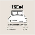thumbnail image 7 of HiEnd Accents Clifton 3-Piece King Comforter Set in Brown, 7 of 7