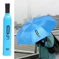 thumbnail image 3 of Mightlink Umbrella Wine Bottle Appearance Strong Wind Resistance Sunshade Silver Tape Outdoor Sun Rain Reverse Folding Umbrella for Outdoor, 3 of 7