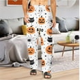 thumbnail image 4 of Halloween Pajama Pants Women Men Couples Halloweens Pjs Pants Unisex Funny Pajama Bottom Sleepwear for Party, 4 of 6