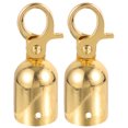 thumbnail image 1 of 2 topes de cuerda con gancho de presión para accesorios de cuerda de cubierta, topes de acero inoxidable, 1 of 7