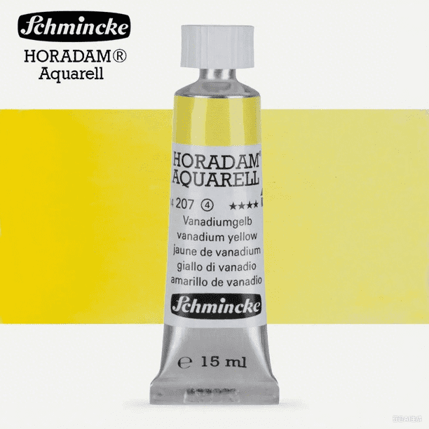 Schmincke - Set de Acuarelas HORADAM AQUARELL | Tubos de 15 ml, Pinturas para Artistas, Aficionados y Estudiantes, Materiales de Arte, Serie 207
