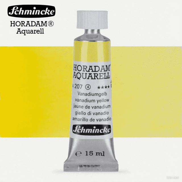 Schmincke - Set de Acuarelas HORADAM AQUARELL | Tubos de 15 ml, Pinturas para Artistas, Aficionados y Estudiantes, Materiales de Arte, Serie 207