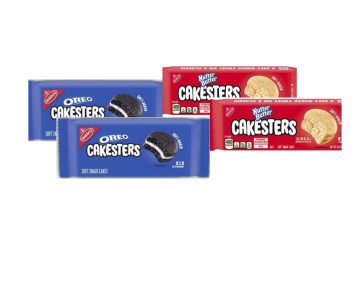 Cakesters Bundle Oreo and Nutter Butter 4 2oz individual packs 2