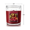 thumbnail image 4 of Colonial Candle Apple Orchard 8 Oz 2 Wick Candle, Red, 4 of 5