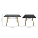 thumbnail image 5 of Set Comedor Mundo In Oslo Melamina 120cm Negro 4 Sillas Gris Nogal Minimalista, 5 of 5