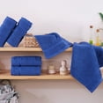thumbnail image 4 of Hawmam Linen Royal Blue Wash Cloths for Your Face - 4-Pack 13' x 13' - Soft, Absorbent, Quickdry, 100% Turkish Cotton Hotel Quality Hand Wash Clothes for Bathroom, Kitchen, Luxury - Set of 4, 600 GSM, 4 of 7