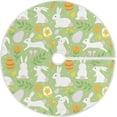 thumbnail image 1 of FMSHPON Rabbits Xmas Christmas Tree Skirt Stand Mat for Holiday Party Decoration Indoor Outdoor 48 inches, 1 of 6