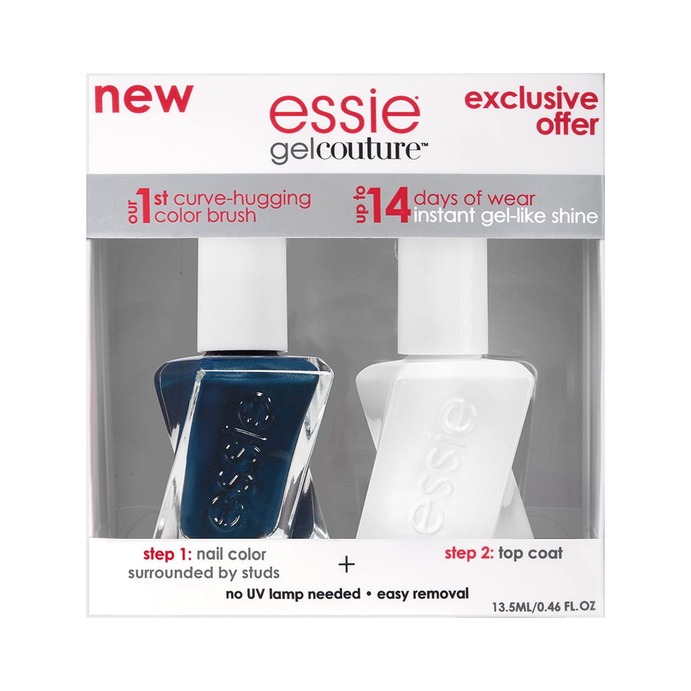 essie Gel Couture Longwear Nail Polish + Top Coat Kit, Surrounded By