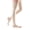 Wheat, variant on mediven comfort 15-20 mmHg Thigh High w/Lace Silicone Top Band Open Toe Compression Stockings, Ebony, V-Standard