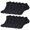 Black, variant on WIZUTIZ 6 pairs Ankle Socks for Women Men Breathable Mesh Low Cut Socks Soft Cotton Daily Athletic