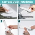 thumbnail image 6 of Qissep Baby Toilet Lock (2 Pack) for Child Safety,Toilet Locks Baby Proof,Easy Intallation,Top Safety Toilet Seat Lock,Fits Most Toilets,White, 6 of 7