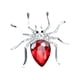 thumbnail image 2 of Clip de Ventilación con Forma de Araña de Diamante, Ambientador, Difusor de Aceite, Acondicionador, Perfume, Adorno Decorativo, 10 Ml, 2 of 4