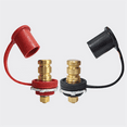 thumbnail image 2 of 250A 12V Battery Charger Post Stud Remote Battery Terminals with Cap M10 Battery Jump Post for Auto Truck Boat ATV, 2 of 5