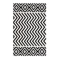 thumbnail image 3 of Modway Ailani Geometric Chevron / Diamond 8x10 Area Rug in Black and White, 3 of 7
