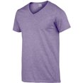 thumbnail image 4 of Gildan - Camiseta básica de manga corta Modelo Soft Style para hombre (Morado jaspeado), 4 of 4