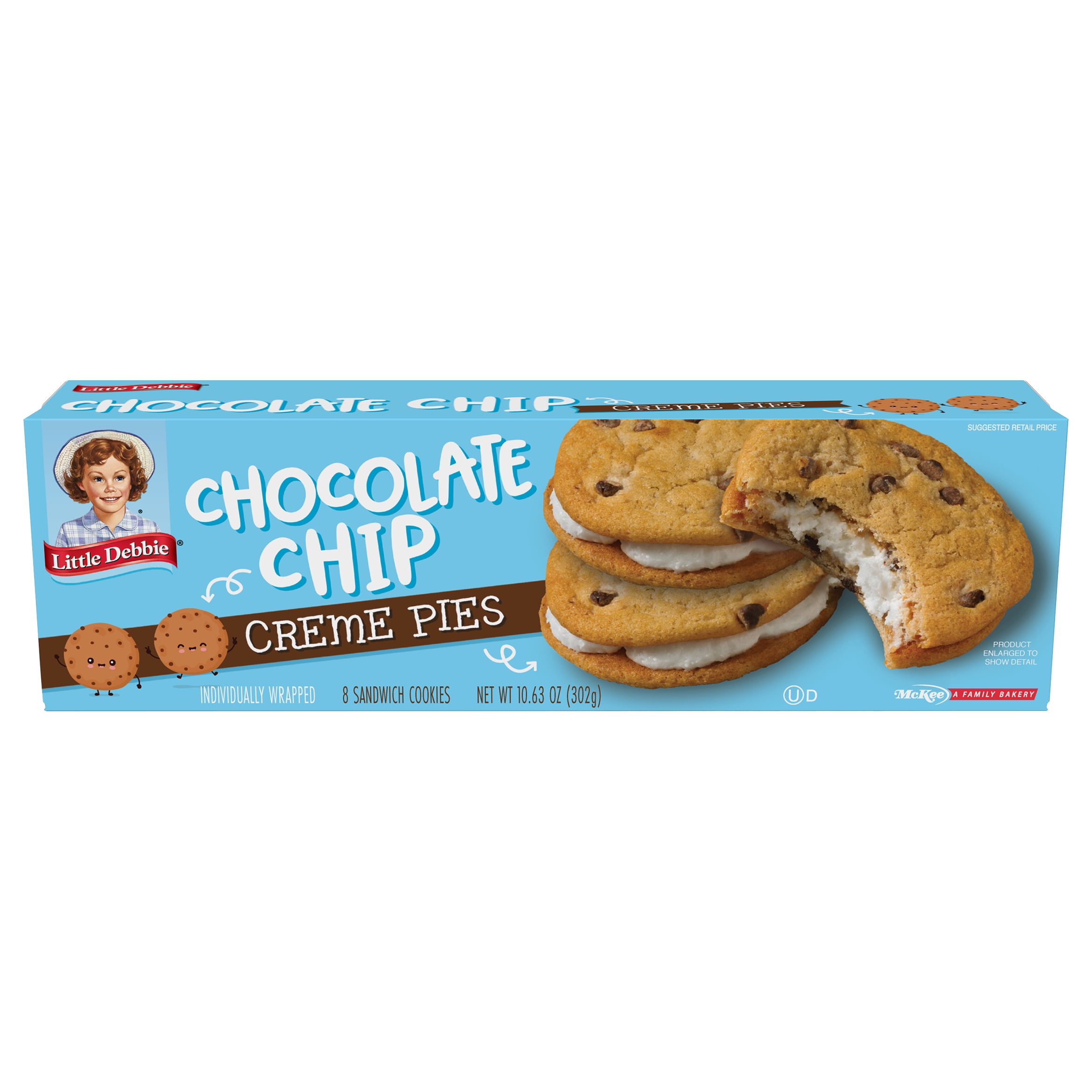 Little Debbie Chocolate Chip Creme Pies, 10.63 oz