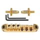 thumbnail image 2 of Kits de puentes de silla de montar con rodillos Piezas de guitarra eléctrica Kits de puentes de silla de montar con rodillos para guitarra oro, 2 of 6