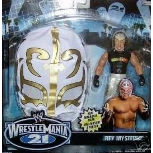 Jakks Wwe Wrestlemania 21 Figure Rey Mysterio Mask Walmart Com Walmart Com